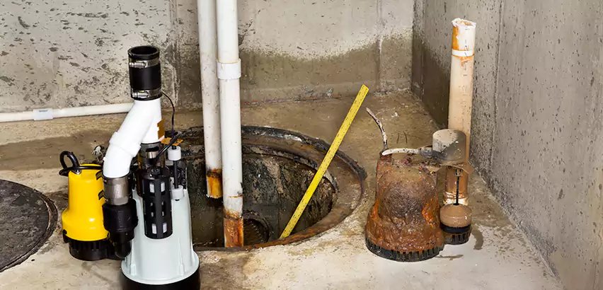 Installing Sump Pump in Finished Basement in Deer Park, NY