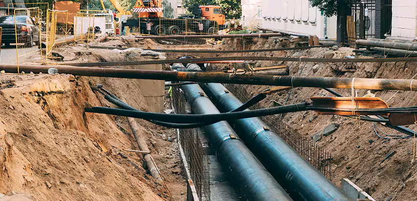 Underground Sprinkler Pipe Repair in Deer Park, NY
